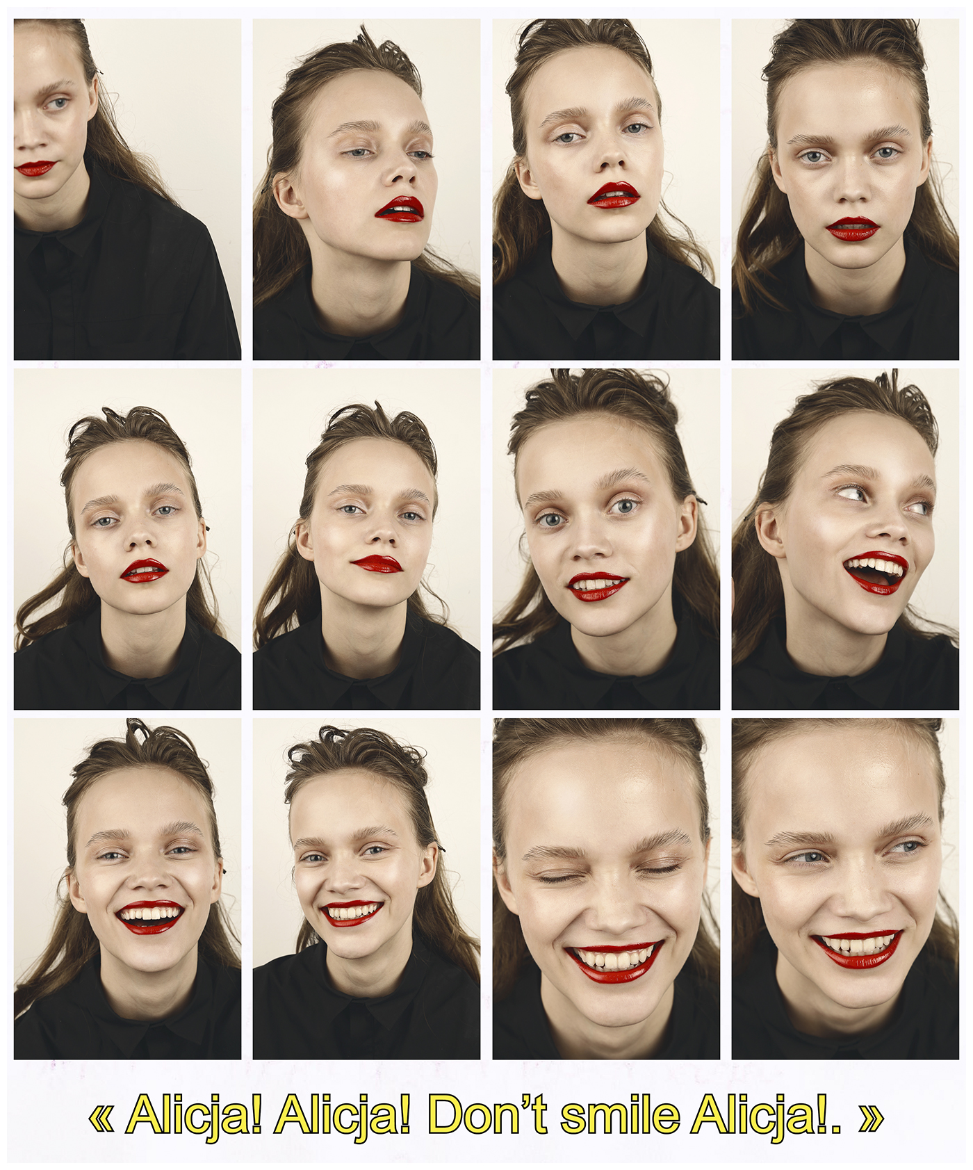 Alicja, don&rsquo;t smile !