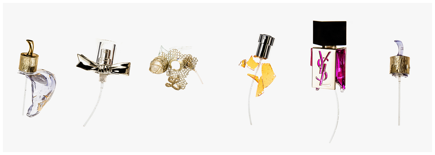 parfum cassé bouchons